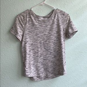 Lululemon grey heathered tee! Size 4